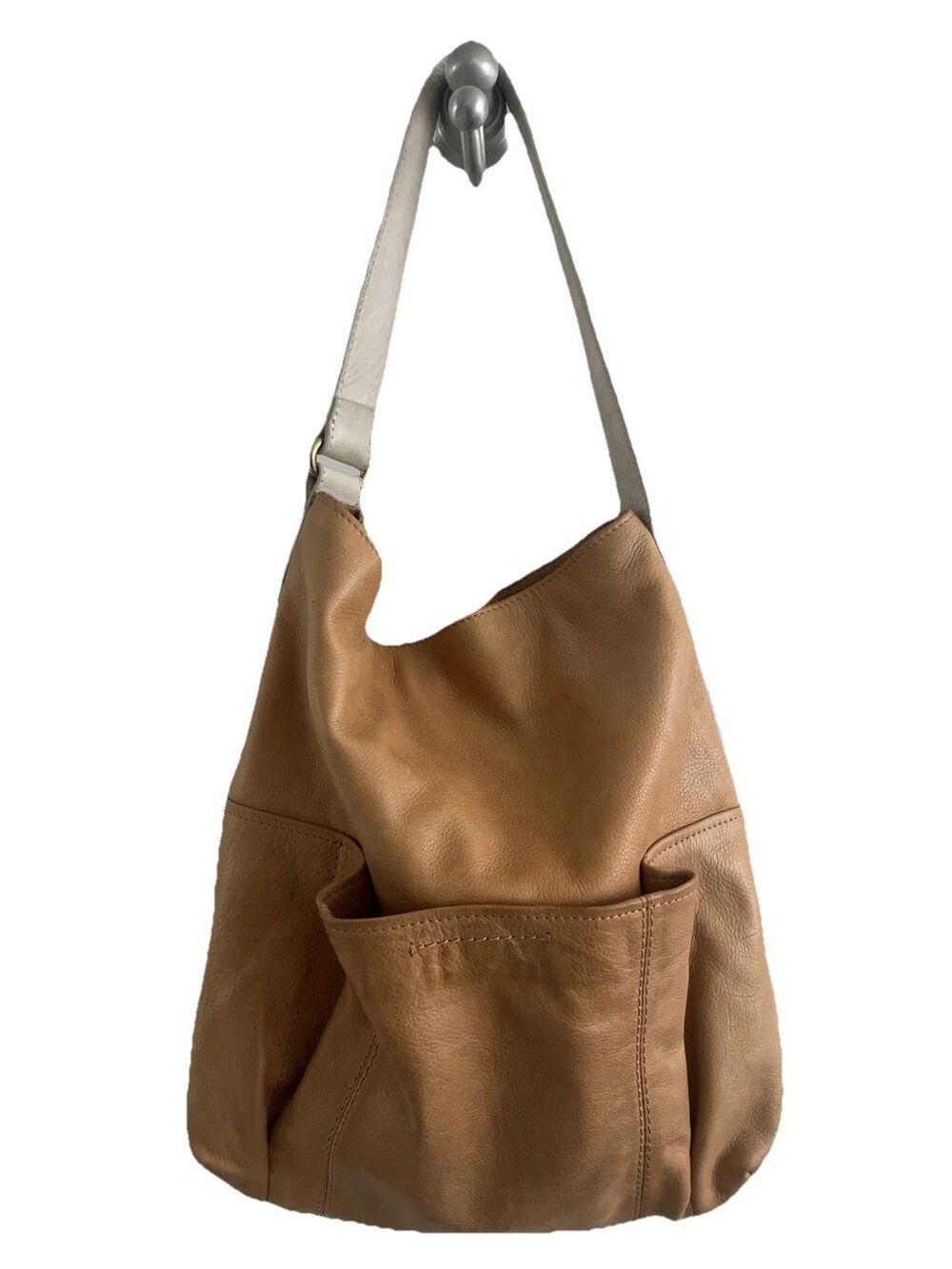 VGUC American Leather Stratford Hobo Apricot Tan Bag Purse ALCO